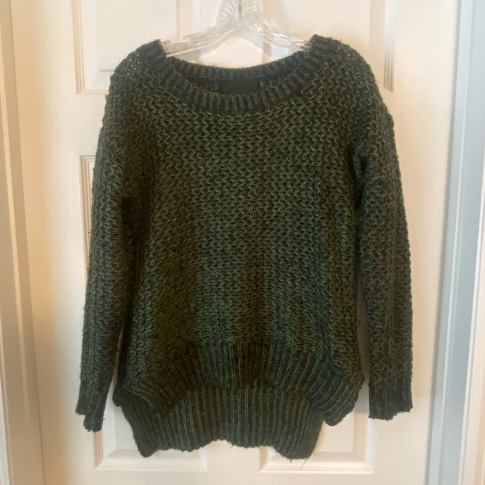 Green and Black sweater